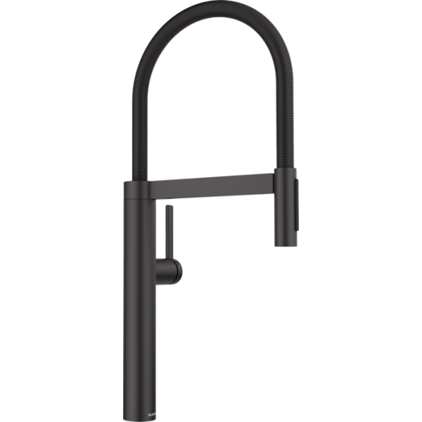 Blanco 527496 Culina-S II 拉出式廚房水龍頭 (Black Matt 啞光黑)