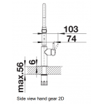 Blanco 527731 Catris-S Flexo 拉出式水龍頭 (緞紋暗鋼)
