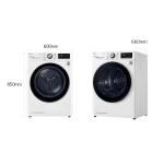 LG RH10V9AV2W 10公斤 變頻熱泵式乾衣機 - 智能溫和烘乾