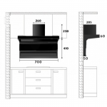 Concorde 匡橋 CH-1001 70厘米 3D立體吸風抽油煙機