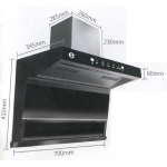 Concorde 匡橋 CH-1001 70厘米 3D立體吸風抽油煙機