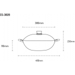 Concorde 匡橋 CS-3828+CS-2018 38厘米+20厘米 縣浮鑊套裝