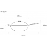 Concorde 匡橋 CS-3828+CS-2018 38厘米+20厘米 縣浮鑊套裝