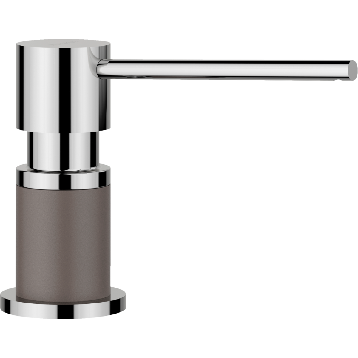 Blanco 526954 LATO 皂液器 (火岩灰色 Volcano Grey/鍍鉻 Chrome)