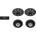 Blanco 239979 InFino 排水口 雙套裝 (霧面黑 Black Matt)