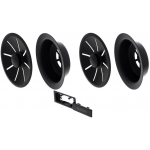 Blanco 239979 InFino 排水口 雙套裝 (霧面黑 Black Matt)