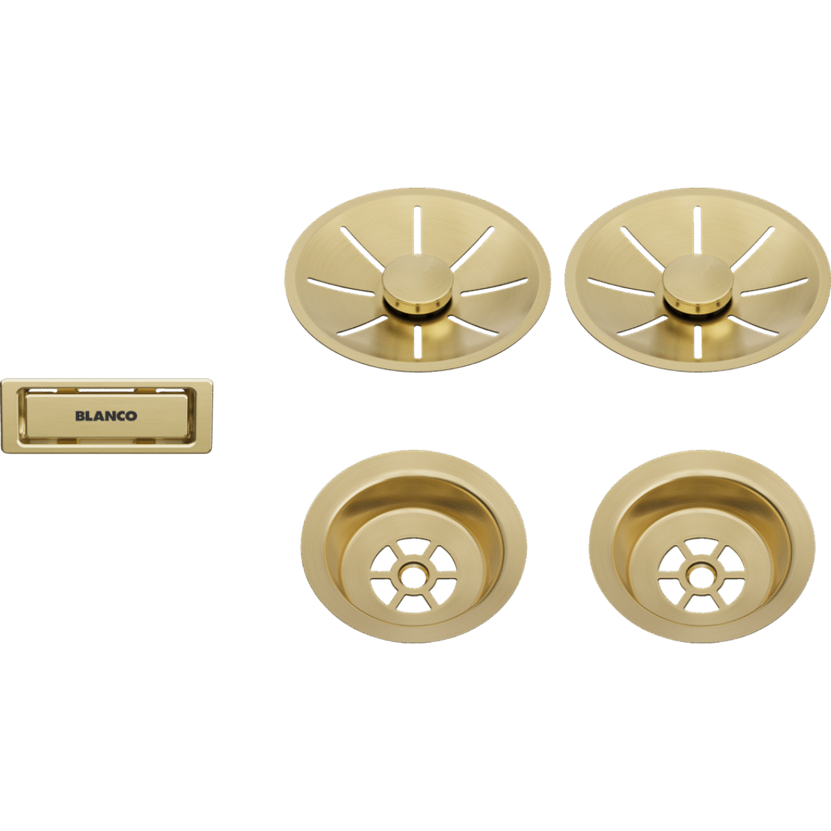 Blanco 203477 InFino 排水口 雙套裝 (金色 Gold)