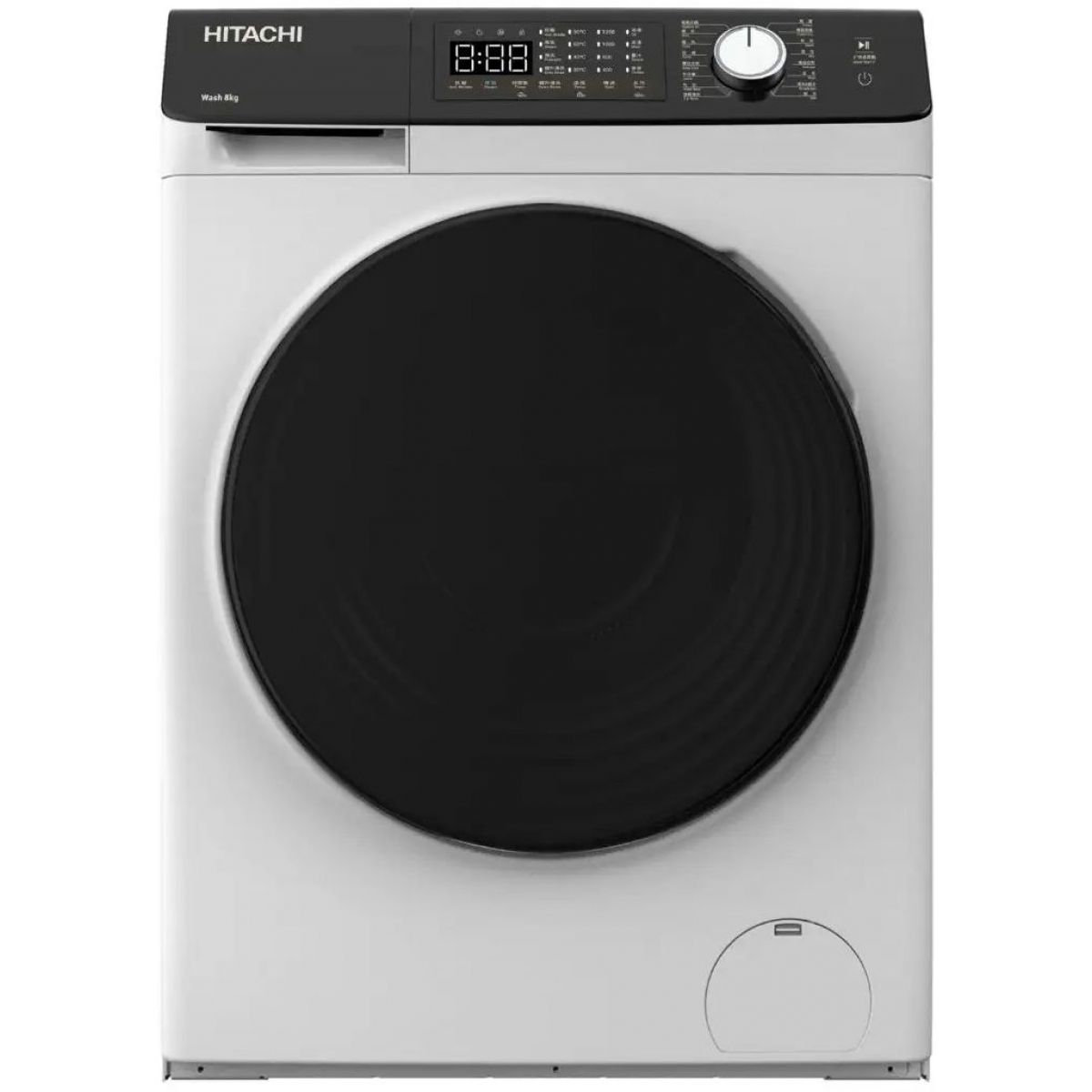 日立 BD-802HVOW 前置式洗衣機 | 8公斤 | 蒸氣功能 | 1級能效 | 490mm超薄