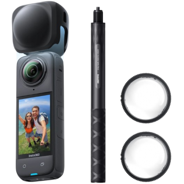 Insta360 X4 單板滑雪套裝 (8K全景運動相機)