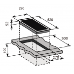 Baumatic BHI306 30厘米 嵌入式雙頭電磁爐