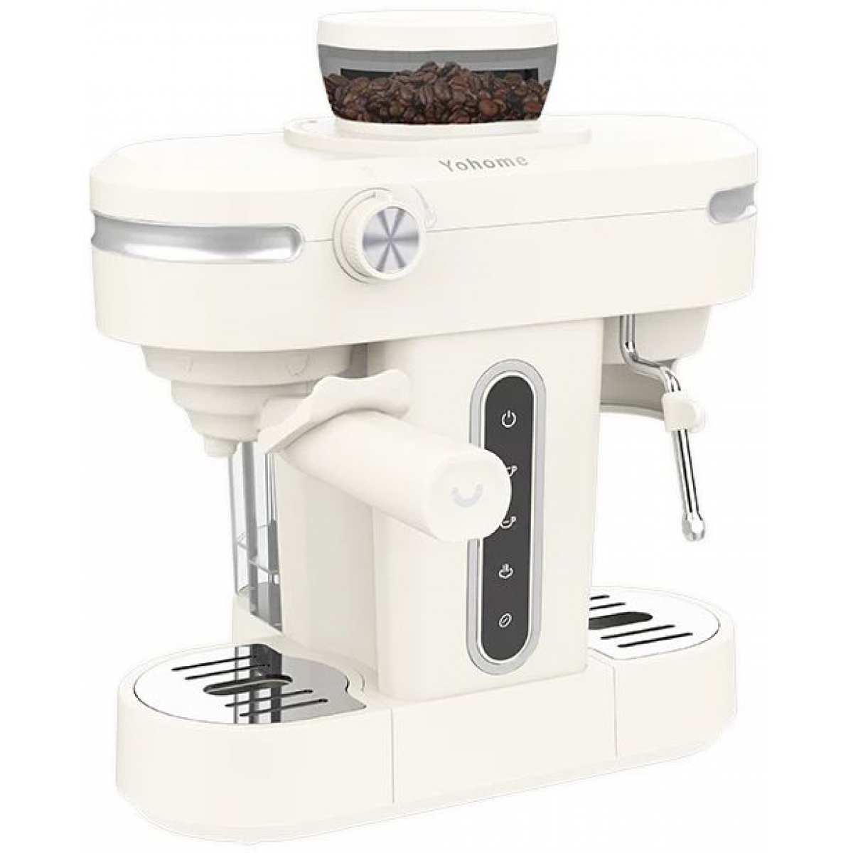 Yohome VK-5501E 迷你專業級意式咖啡機 | 15段研磨 | 20Bar泵壓