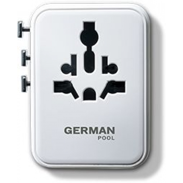 German Pool UTA-PD65W-WT 65W PRO GaN III 旅行充電插座 (白色) | 多國通用