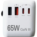 German Pool UTA-PD65W-WT 65W PRO GaN III 旅行充電插座 (白色) | 多國通用
