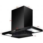 German West 西德寶 GW-700 ST 70厘米 1800m³/h 智能嵌入式自動升降抽油煙機 (不鏽鋼色)