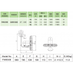 Wington 榮通 FW63XB 25吋 至尊系列噴粉疏網掛牆風扇
