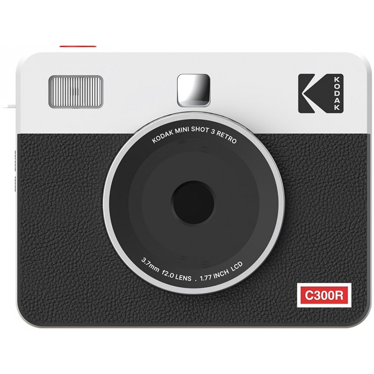 Kodak MiniShot 3 Retro C300RW 方形即影即有相機+相片打印機 (白色)