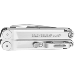 Leatherman CURL折疊多用途工具 (銀色): 15合1、外開工具、彈簧剪刀、可搭配Bit Kit