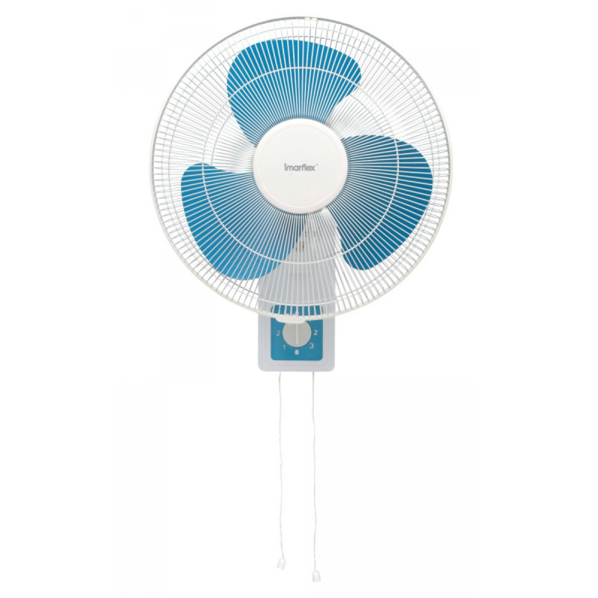 Imarflex 伊瑪 IFW-40S 『素鋼』16吋雙拉繩金屬掛牆扇