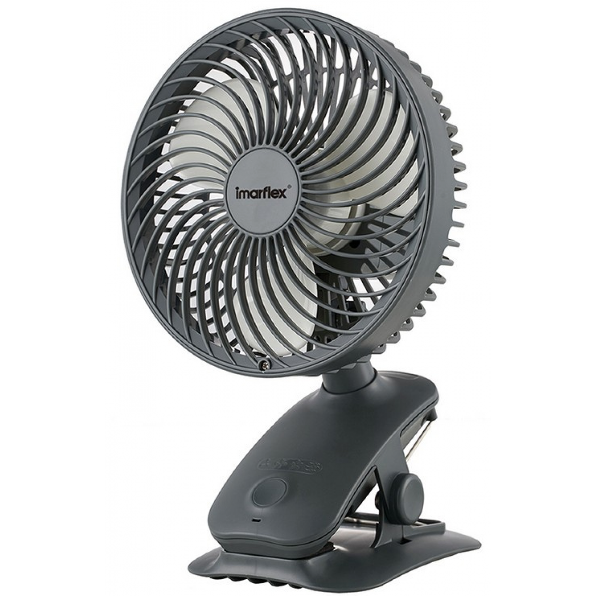 Imarflex 伊瑪 IFC-14JB 『黑魅』5.5吋USB充電檯夾兩用扇