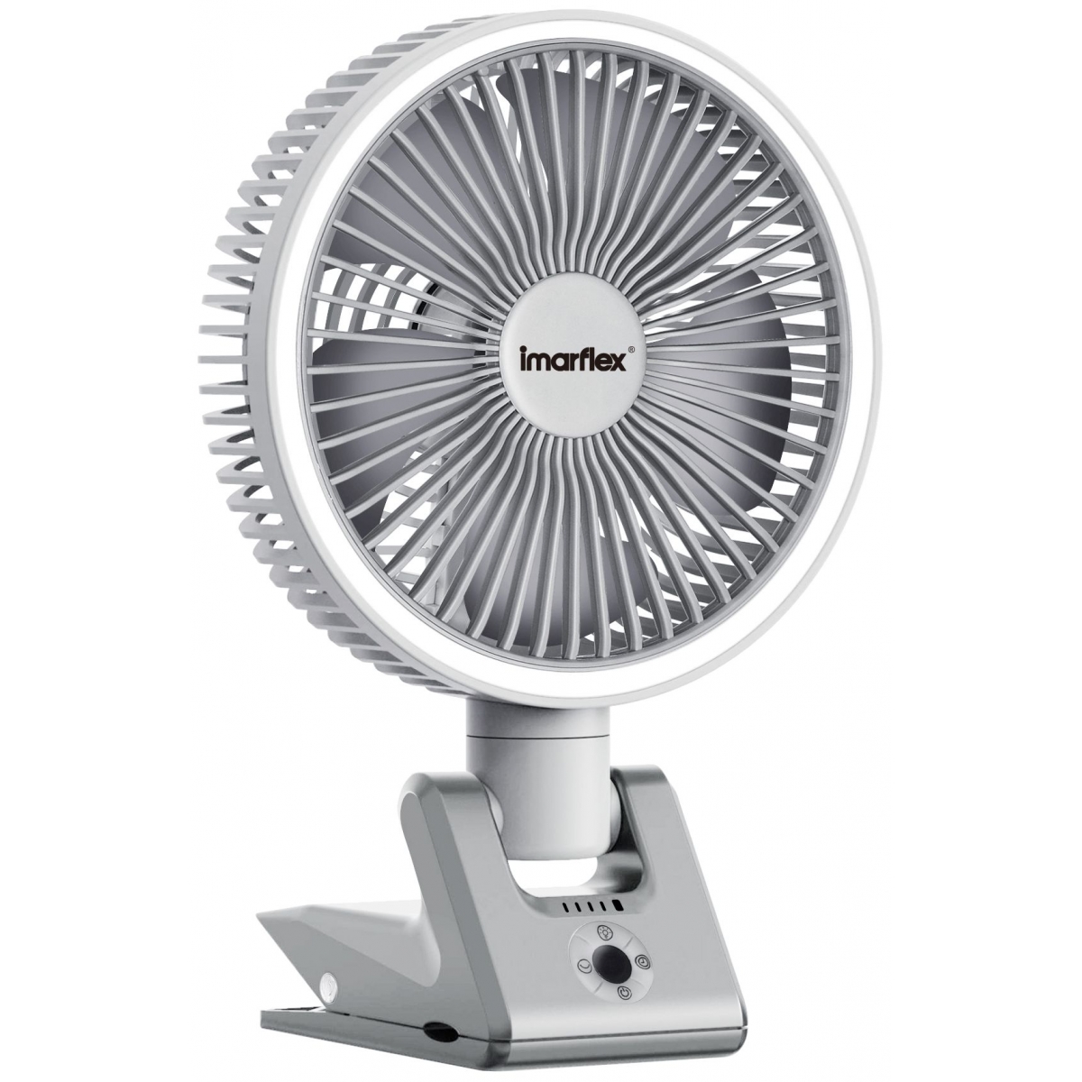 Imarflex 伊瑪 IFC-20DK 『日和。米』7.9吋充電式檯夾多用扇