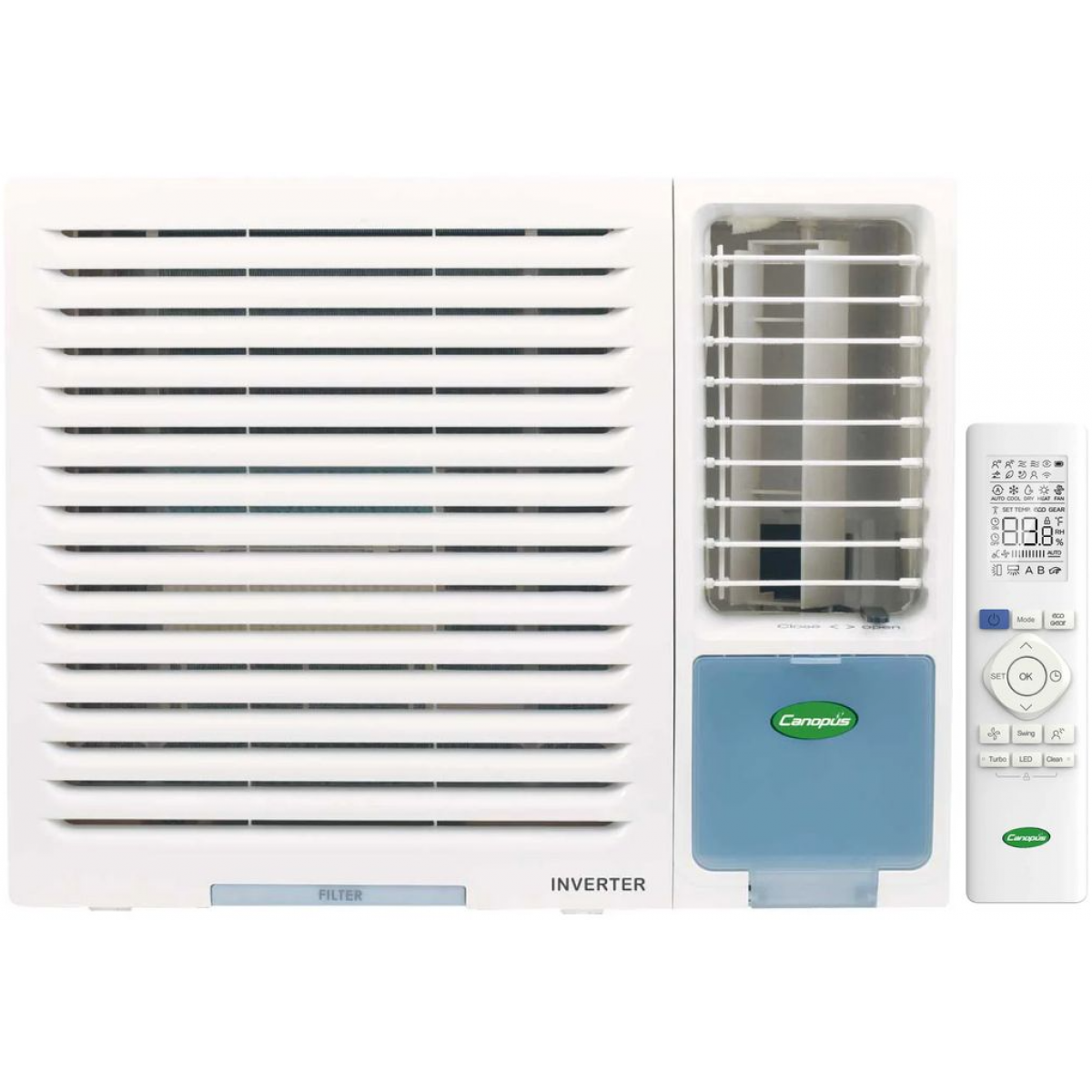 Canopus 肯特 TA-12BVXP 1.5匹 變頻淨冷窗口式冷氣機 (附遙控) Canopus 肯特 TA-12BVXP 1.5匹 變頻淨冷窗口式冷氣機 (附遙控)