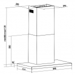 Electrolux 伊萊克斯 ECT9750S 90厘米 UltimateTaste 500煙囪式抽油煙機 (1148m³/hr, 55dB)