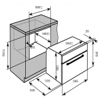 Baumatic BCS674BL 60厘米 70公升 嵌入式組合蒸焗爐