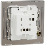 Schneider Electric NUX31_1_DG Unica X 16AX單位單控開關掣 (石墨灰/不銹鋼面板)