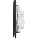 Schneider Electric NUX31_1_DG Unica X 16AX單位單控開關掣 (石墨灰/不銹鋼面板)