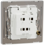 Schneider Electric Unica X 16AX 單位雙控開關掣 (曜石黑)