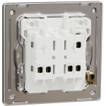 Schneider Electric Unica X 16AX 兩位單控開關掣 (石墨灰)