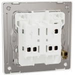 Schneider Electric Unica X 16AX 兩位單控開關掣 (皎月白)