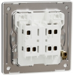 Schneider Electric Unica X 16AX 兩位雙控開關掣 (石墨灰)