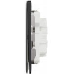 Schneider Electric Unica X 16AX 兩位雙控開關掣 (石墨灰)