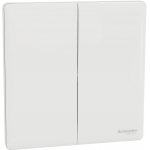 Schneider Electric 施耐德電氣 NUX32_2_PW Unica X 16AX 兩位雙控開關掣 (皎月白)