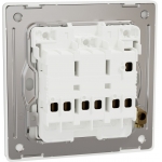 Schneider Electric Unica X 16AX 三位單控開關掣 (皎月白)