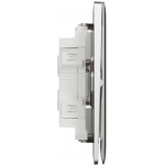 Schneider Electric Unica X 16AX四位單控開關掣 (炫星銀)