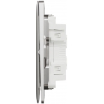 Schneider Electric Unica X 16AX四位單控開關掣 (炫星銀)