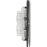 Schneider Electric Unica X 16AX四位單控開關掣 (石墨灰)