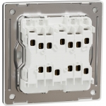 Schneider Electric Unica X 16AX四位雙控開關掣 (石墨灰)