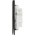 Schneider Electric Unica X 16AX四位雙控開關掣 (曜石黑)