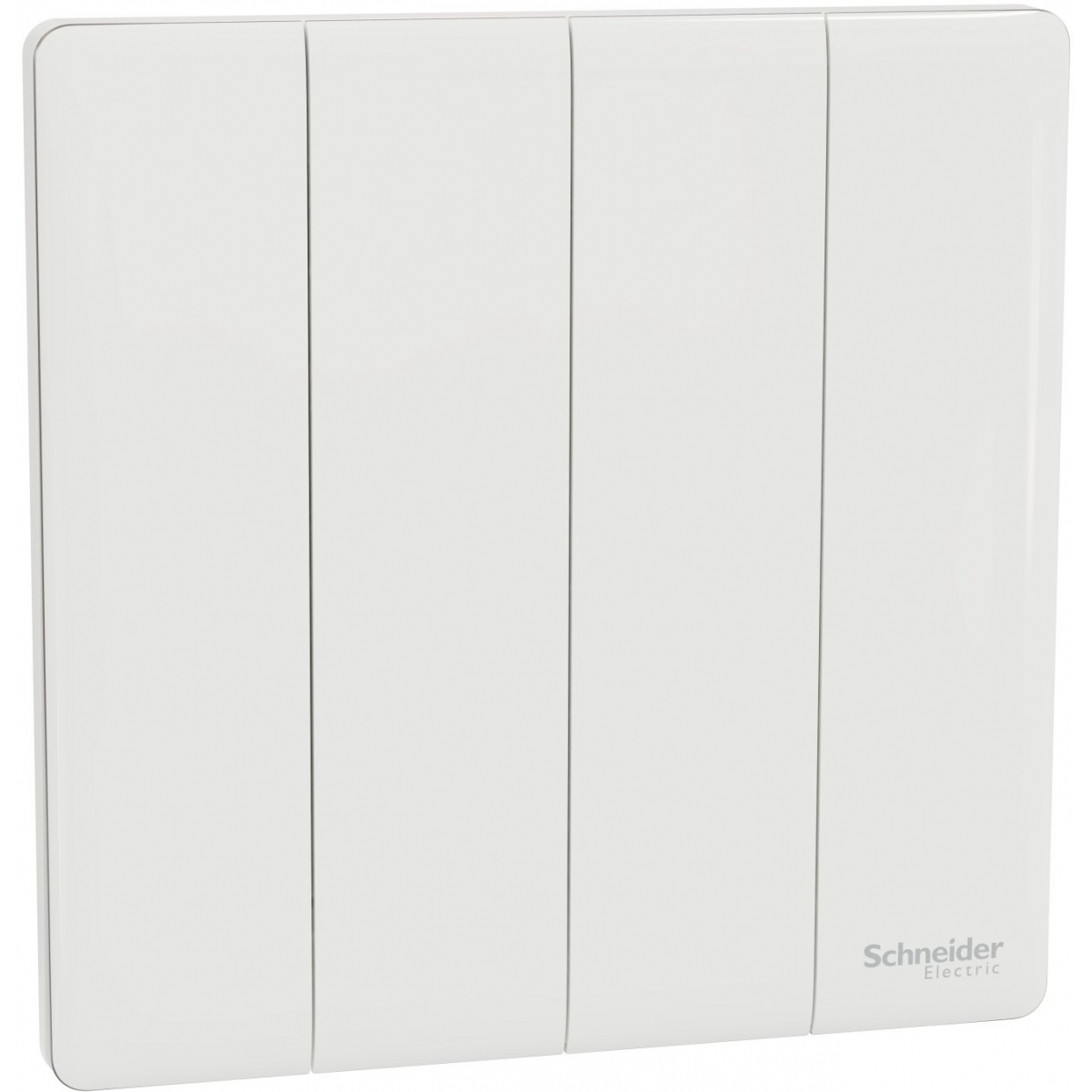 Schneider Electric Unica X 16AX四位雙控開關掣 (皎月白)