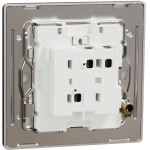 Schneider Electric Unica X 16AX單位單控開關掣連LED燈 (石墨灰)