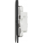 Schneider Electric Unica X 16AX單位單控開關掣連LED燈 (石墨灰)