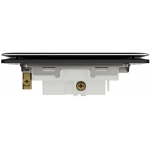 Schneider Electric Unica X 16AX單位單控開關掣連LED燈 (曜石黑)