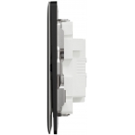 Schneider Electric Unica X 16AX單位雙控開關掣連LED燈 (曜石黑)