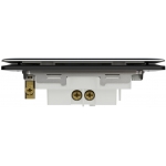 Schneider Electric Unica X 16AX單位雙控開關掣連LED燈 (曜石黑)