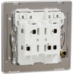 Schneider Electric Unica X 16AX兩位單控開關掣連LED燈 (炫星銀)