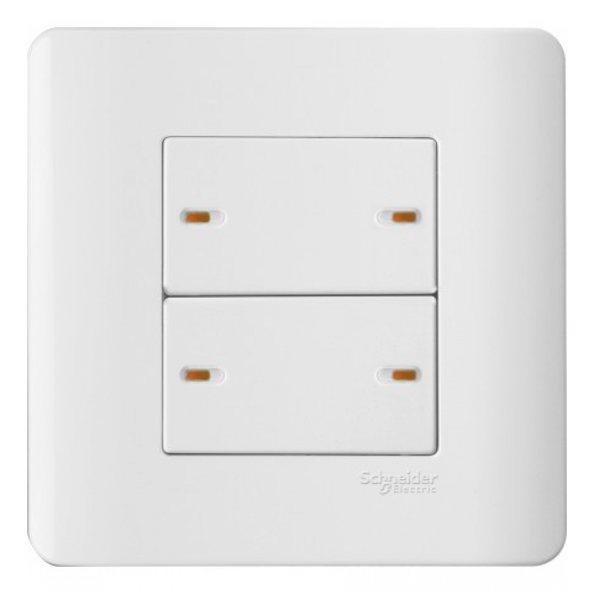 Schneider Electric ZENcelo 16AX四位單控平觸開關掣 (凝白)