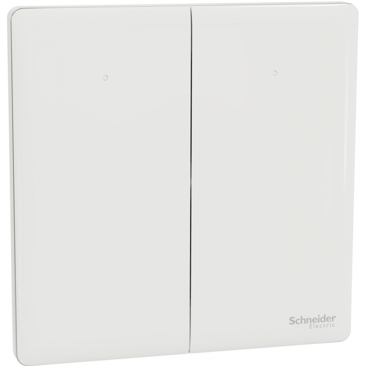 Schneider Electric Unica X 16AX兩位雙控開關掣連LED燈 (皎月白)